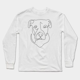 Dog Artwork Long Sleeve T-Shirt